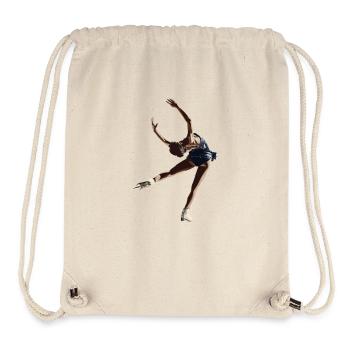 Eiskunstlauf - Stanley/Stella recycelter Gym Bag - Naturweiß - Vorne