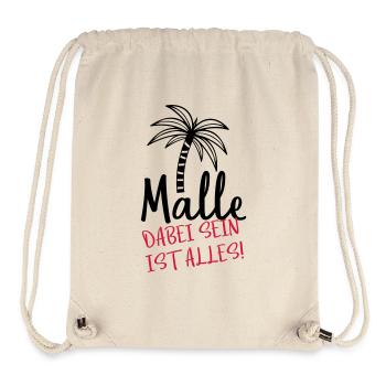malle dabei sein - Stanley/Stella recycelter Gym Bag - Naturweiß - Vorne