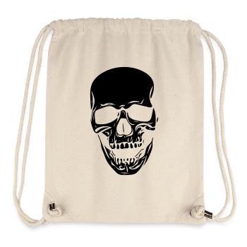 Skull in vintage look - Stanley/Stella Recycled Gym Bag - natural - Front