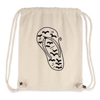 Chaussure de tongs - Sac à cordon recyclé Stanley/Stella - blanc naturel - Devant
