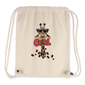 Stay Cool Giraffe - Stanley/Stella Recycled Gym Bag - natural - Front