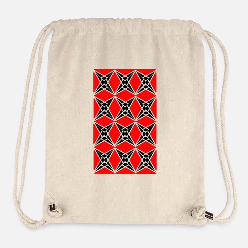 Star pattern - Stanley/Stella Recycled Gym Bag - natural