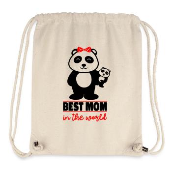 Best mom in the world - Stanley/Stella Recycled Gym Bag - natural - Front