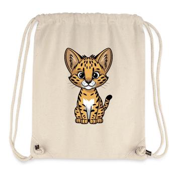 Serval - Stanley/Stella recycelter Gym Bag - Naturweiß - Vorne