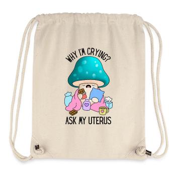 funny girl problem period struggle - Stanley/Stella Recycled Gym Bag - natural - Front
