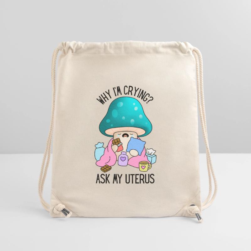 Lustiges Mädchen Problem Periode Kampf Stanley/Stella recycelter Gym Bag