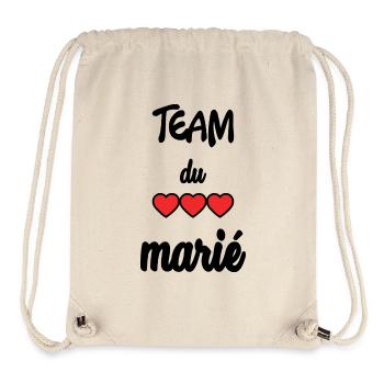 Bachelorette party. MARY. TEAM. TEAM MARIE. FUTURE WIFE - Stanley/Stella Recycled Gym Bag - natural - Front