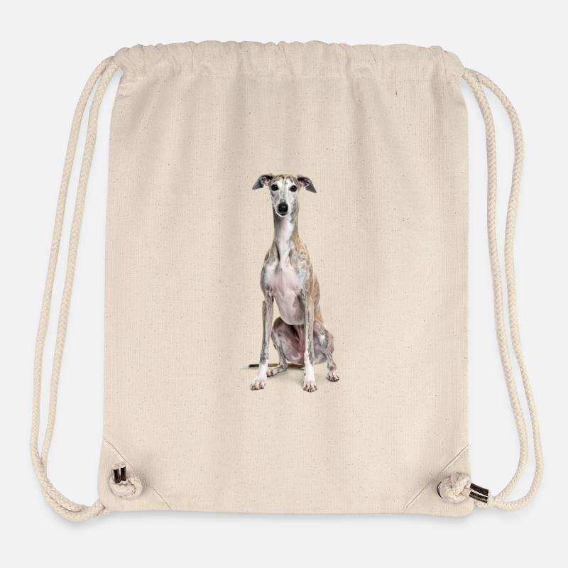 Greyhound – Eleganz, Schnelligkeit & Anmut pur! - Stanley/Stella recycelter Gym Bag - Naturweiß