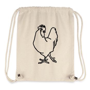 Rooster - Stanley/Stella Recycled Gym Bag - natural - Front