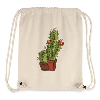 Flowers - Stanley/Stella Recycled Gym Bag - natural - Front
