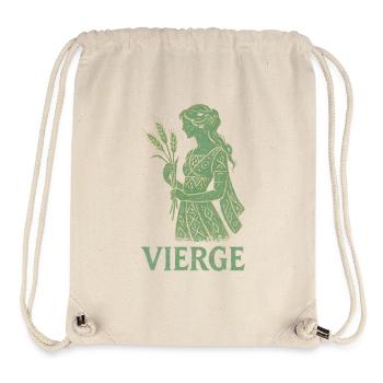Virgo Star Sign - Astrology - Stanley/Stella Recycled Gym Bag - natural - Front