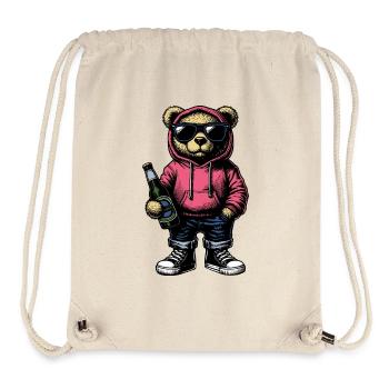 Cool Bear - Stanley/Stella recycelter Gym Bag - Naturweiß - Vorne
