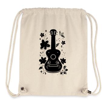 Ukulele Sketch - Stanley/Stella Recycled Gym Bag - natural - Front