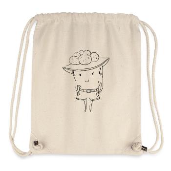 Black Forest Strawberry – Painting fun with a sense of home - Stanley/Stella Recycled Gym Bag - natural - Front