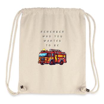 remember who you wanted to be nurse 3 - Stanley/Stella Recycled Gym Bag - natural - Front