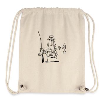 Fishing funny pitch - Stanley/Stella Recycled Gym Bag - natural - Front