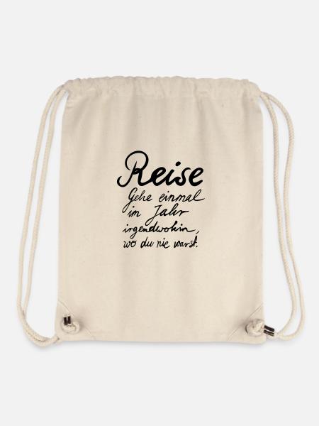 Adventure Trip - Stanley/Stella Recycled Gym Bag - natural