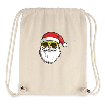 Santa Claus - Stanley/Stella Recycled Gym Bag - natural - Front
