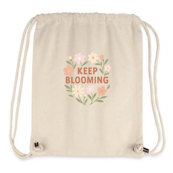Keep Blooming - Stanley/Stella recycelter Gym Bag - Naturweiß - Vorne