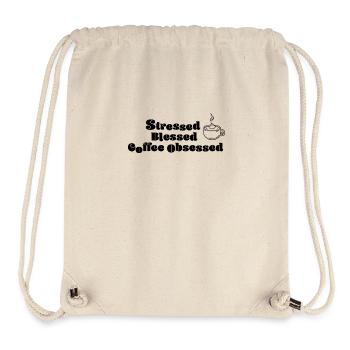Coffee Addict - Kaffee - Stanley/Stella recycelter Gym Bag - Naturweiß - Vorne