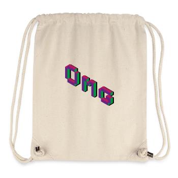 OMG - Oh My God - Stanley/Stella Recycled Gym Bag - natural - Front