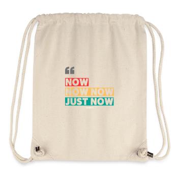 now now - Stanley/Stella Recycled Gym Bag - natural - Front