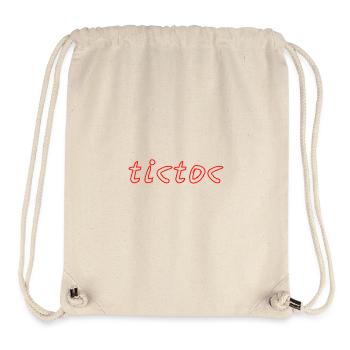 tictoc - Stanley/Stella recycelter Gym Bag - Naturweiß - Vorne