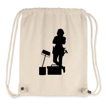 2541614 128190639 do-it-yourselfers - Stanley/Stella Recycled Gym Bag - natural - Front