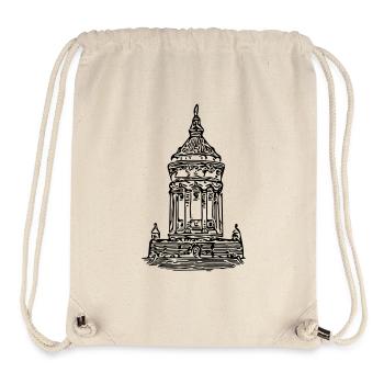 Mannheim Wasserturm - Stanley/Stella recycelter Gym Bag - Naturweiß - Vorne