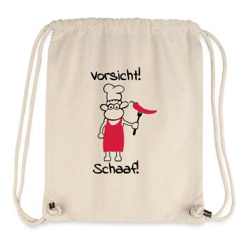 Caution schaaf! - Stanley/Stella Recycled Gym Bag - natural - Front