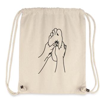 shiatsu massage - Stanley/Stella Recycled Gym Bag - natural - Front