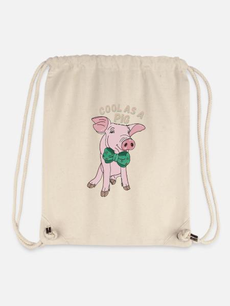 Cool as a Pig - Stanley/Stella Recycled Gym Bag - natural