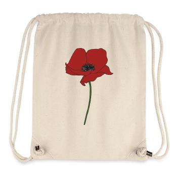 corn poppy - Stanley/Stella Recycled Gym Bag - natural - Front