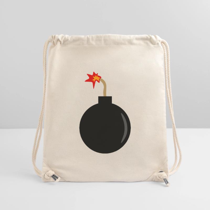 exploding bomb Stanley/Stella Recycled Gym Bag