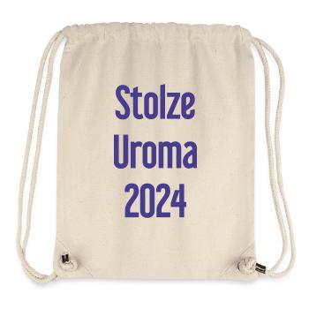 Stolze Uroma 2024 - Stanley/Stella recycelter Gym Bag - Naturweiß - Vorne