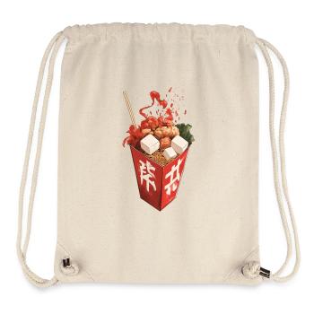Ramen Box - Stanley/Stella recycelter Gym Bag - Naturweiß - Vorne