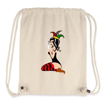 Joker-Frau - Stanley/Stella recycelter Gym Bag - Naturweiß - Vorne