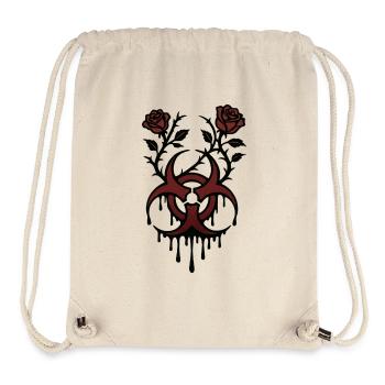 Unterirdische biologische Gefährdung - Blutrosen - Stanley/Stella recycelter Gym Bag - Naturweiß - Vorne