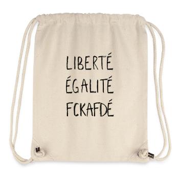 Nein zur AFD - Stanley/Stella recycelter Gym Bag - Naturweiß - Vorne