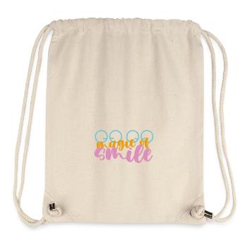Magic of Smile - Stanley/Stella Recycled Gym Bag - natural - Front