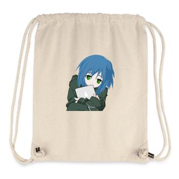 Manga girl - Stanley/Stella Recycled Gym Bag - natural - Front