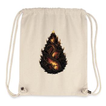 Magic Christmas Tree: Festive Flames! - Stanley/Stella Recycled Gym Bag - natural - Front