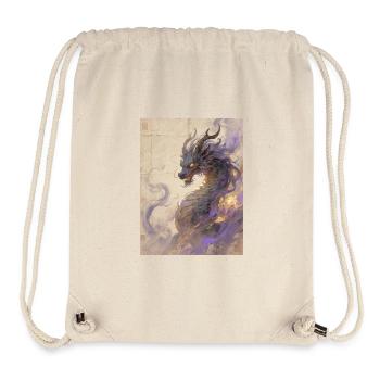 Das violette Inferno: Qilin Zijin – Sternbild - Stanley/Stella recycelter Gym Bag - Naturweiß - Vorne