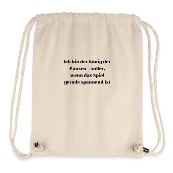 Typisch-Gamer - Stanley/Stella recycelter Gym Bag - Naturweiß - Vorne