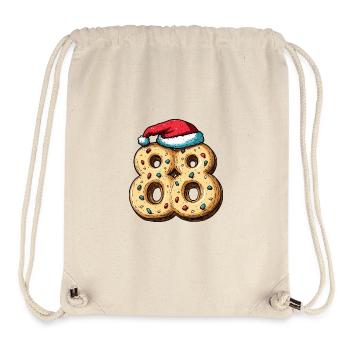 88 Number Christmas - Stanley/Stella Recycled Gym Bag - natural - Front