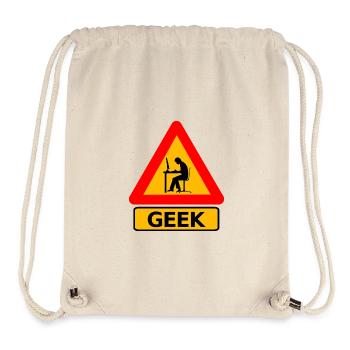Geek - Stanley/Stella Recycled Gym Bag - natural - Front