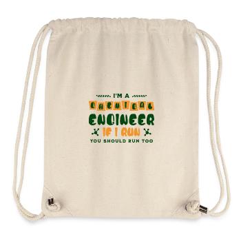 Im A Chemical Engineer If I Run You Should Run Too - Stanley/Stella Recycled Gym Bag - natural - Front