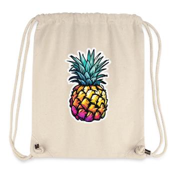 Frucht / Ananas / exotisch / tropisch / Vitamine - Stanley/Stella recycelter Gym Bag - Naturweiß - Vorne
