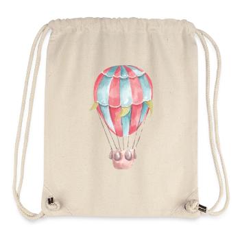 Heißluftballon - Stanley/Stella recycelter Gym Bag - Naturweiß - Vorne