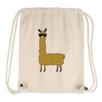 Llama with extras - Stanley/Stella Recycled Gym Bag - natural - Front